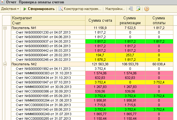 Реестр на оплату счетов образец в экселе