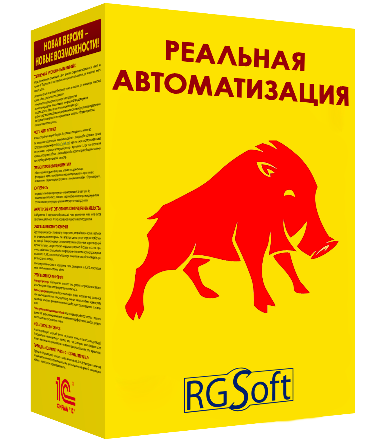 RG-Soft - купить программы 1С, автоматизация бизнеса, поддержка и  сопровождение 1С